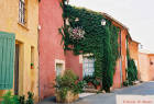 Streets of Color,Roussillon, setting for novel Lisette's List: Photo copyright Marcia M. Mueller