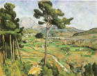 La Montagne Ste-Victoire, vue de Bellevue: Paul Cezanne