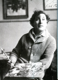 Marc Chagall with Palette: Chagall lived near Roussillon