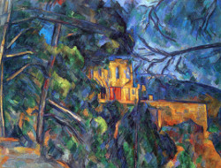 Paul Cezanne painting: Chteau Noir, Aix-en-Provence