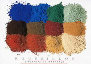 Painting Pigments from Roussillon ochre mines