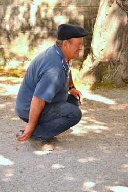  Boules, or Petanque, is the popular game played by men of Provence: Photo Copyright Marcia M. Mueller