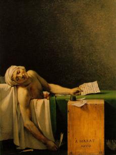 Jacques-Louis David: Death of Marat
