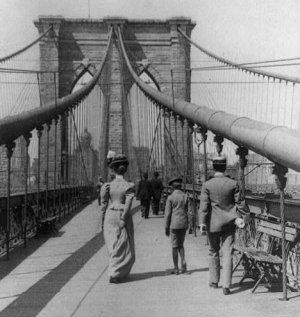 Brooklyn Bridge 1800, New York City