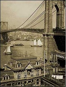 Brooklyn Bridge, Sepia